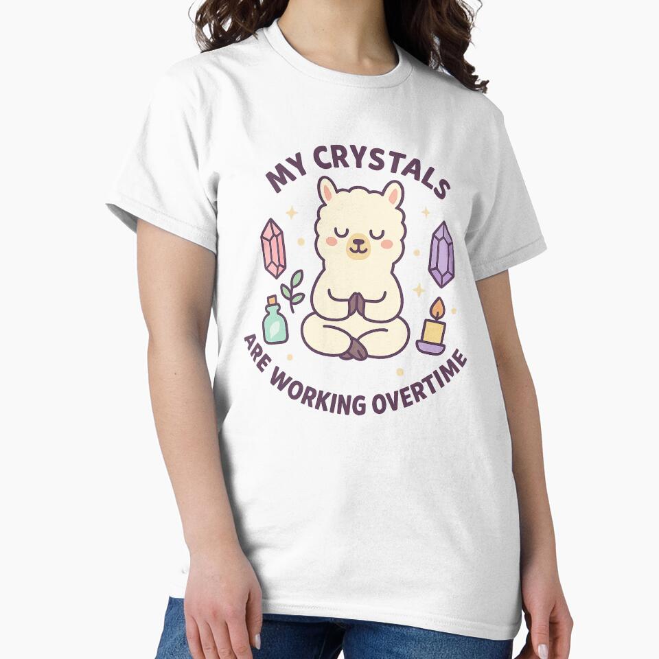 Crystal Healing Llama by RestAndRage