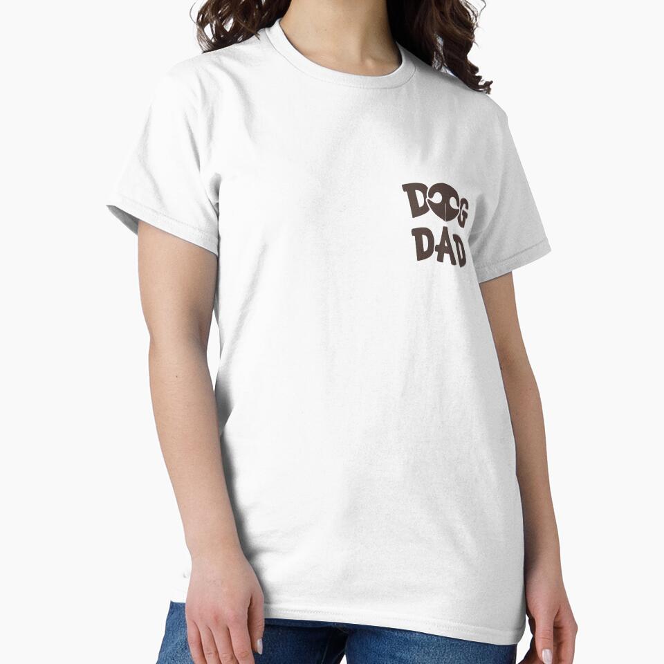 Dog Dad – Proud Pet Parent Design Mocha by Petals & Paws by Mari