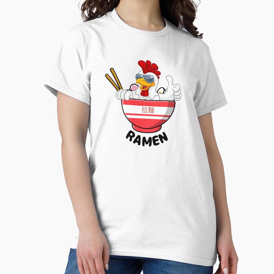 chicken ramen noodles bowl funny by Pride-Casuals