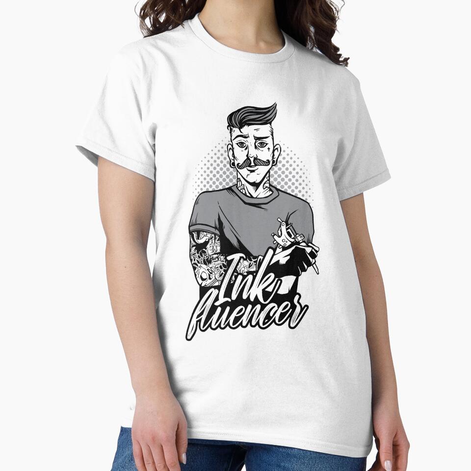Inkfluencer Tattoo Ink Artist Design by HiFiTees
