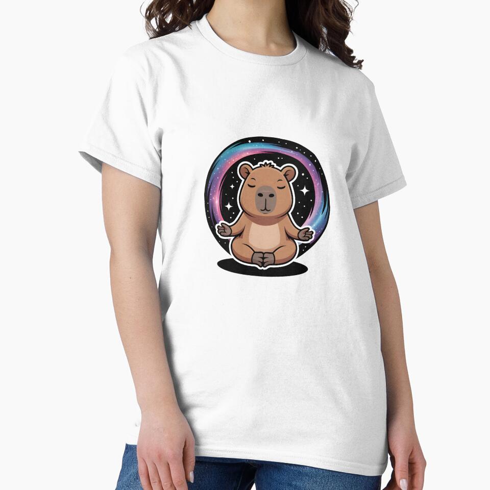Cosmic Meditating Capybara by Mr-wow