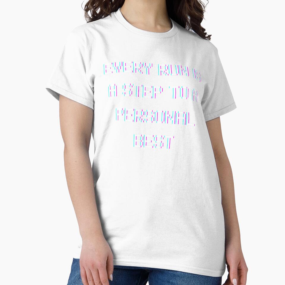 Every Run Is a Step to a Personal Best – Pixel Style Gaming Quote by PHRASEandSTYLE