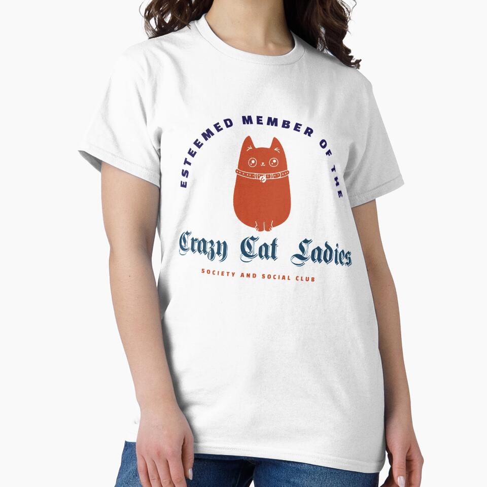Crazy Cat Ladies Society Shirt Cat Lover by Purrfecta