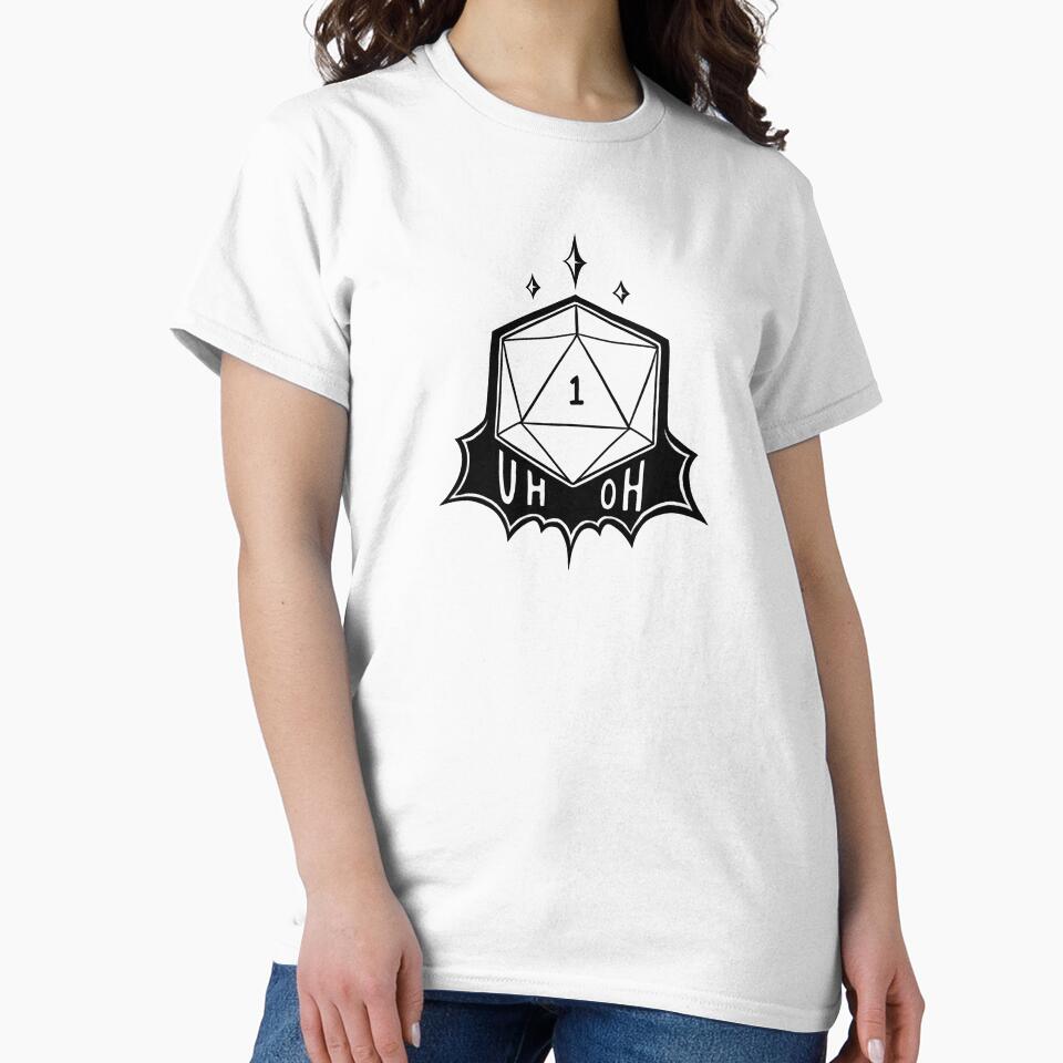 Uh Oh D20 by Phinnium