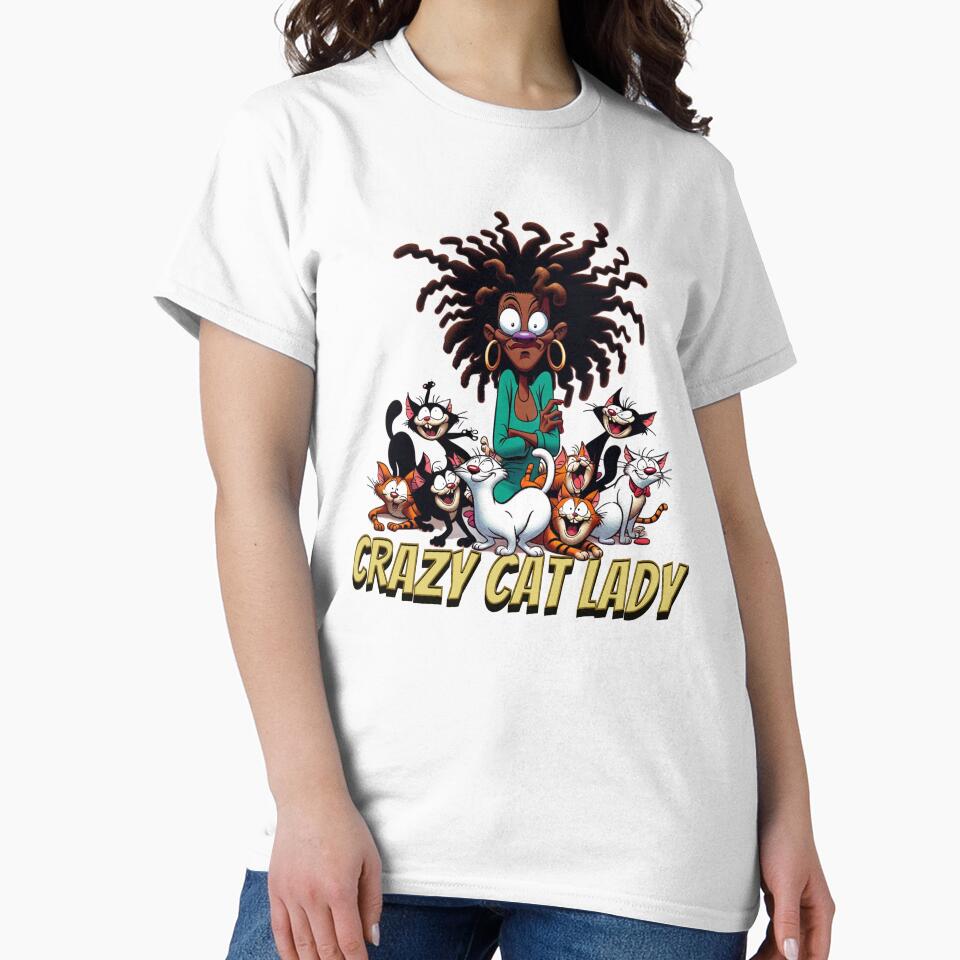 CRAZY CAT LADY BLACK, DAD FUNNY, MOM FUNNY by HYPeR-NaTUrE