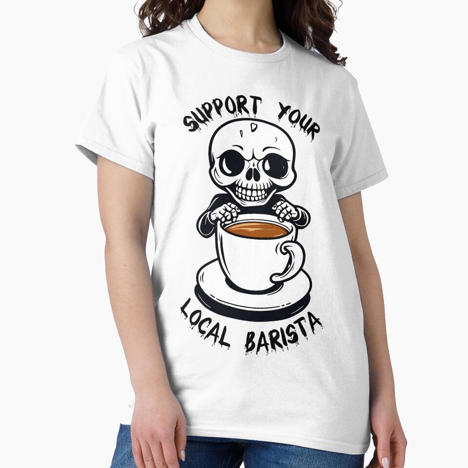 Support Your Local Barista - Coffee Shop Gift by tinytwist