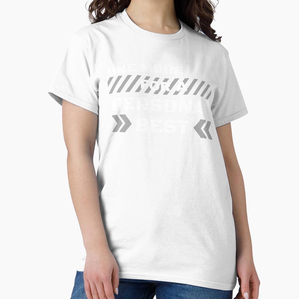 One More Run for a Personal Best – High Energy Gaming Typography Design by PHRASEandSTYLE