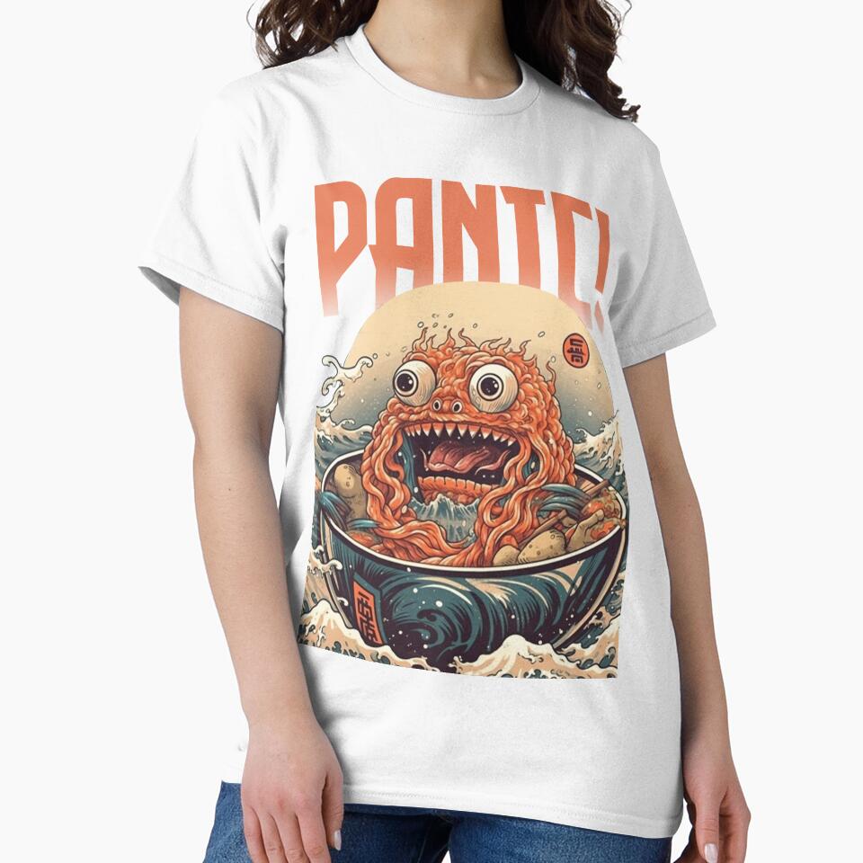 Panic in Flavor Town: Ramen Monster's Spicy Surprise by go-go-designs