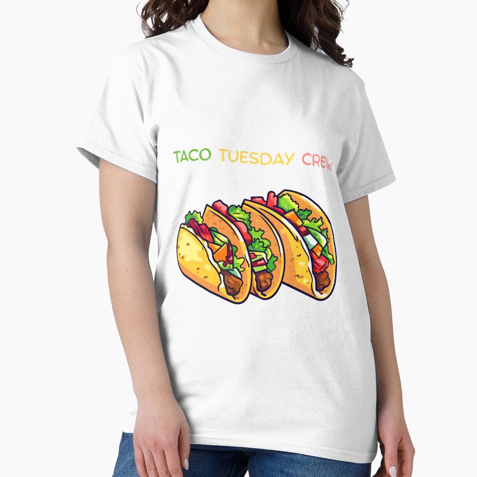 Taco Tuesday Crew - Funny Mexican Food Design by BrightMood Designs