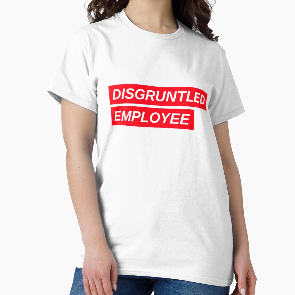 Combative Disgruntled Employee, quiet quitting by SuperiorPrints