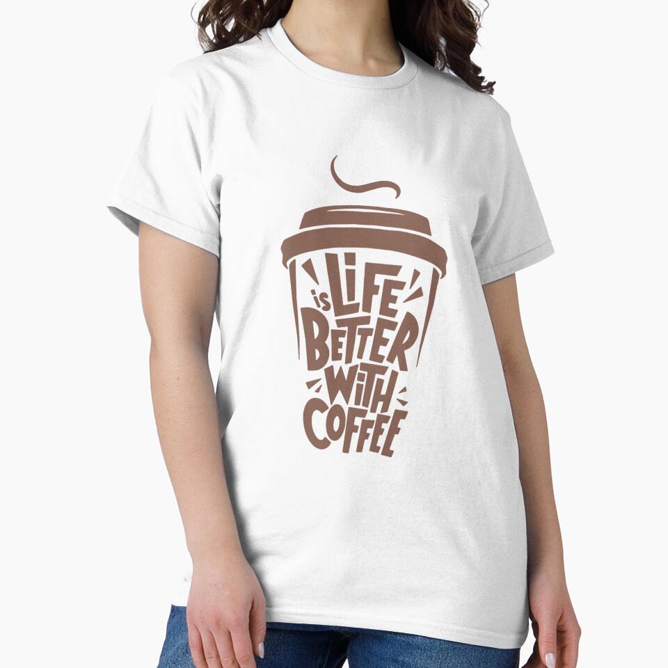 Life Is Better With Coffee - Coffee Cup Typography by redwolf92