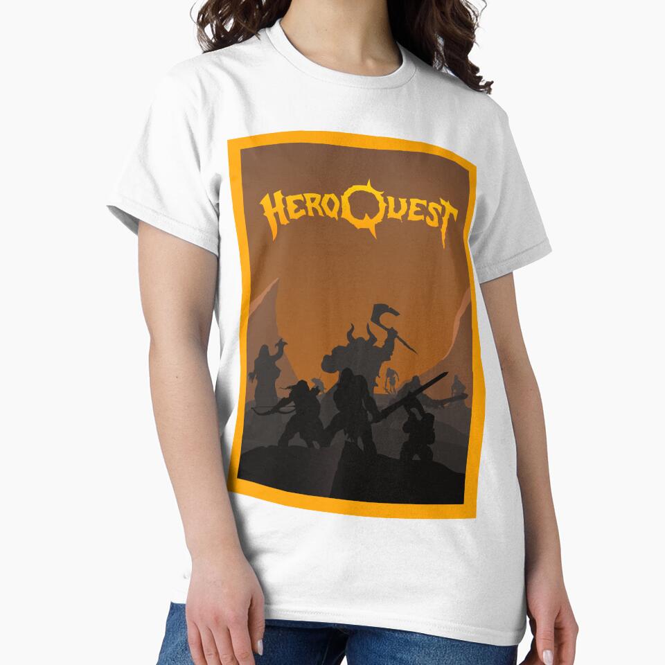 HeroQuest - Board Games - Minimalist Travel Poster Style - Board Game Art by MeepleDesign