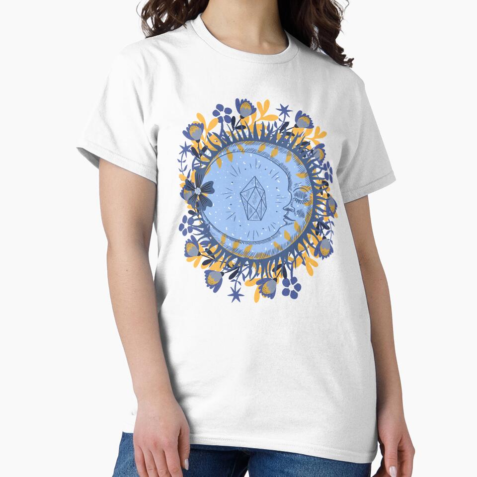 Abstract Sleepy Moon, Dreamers Energy by zanybay