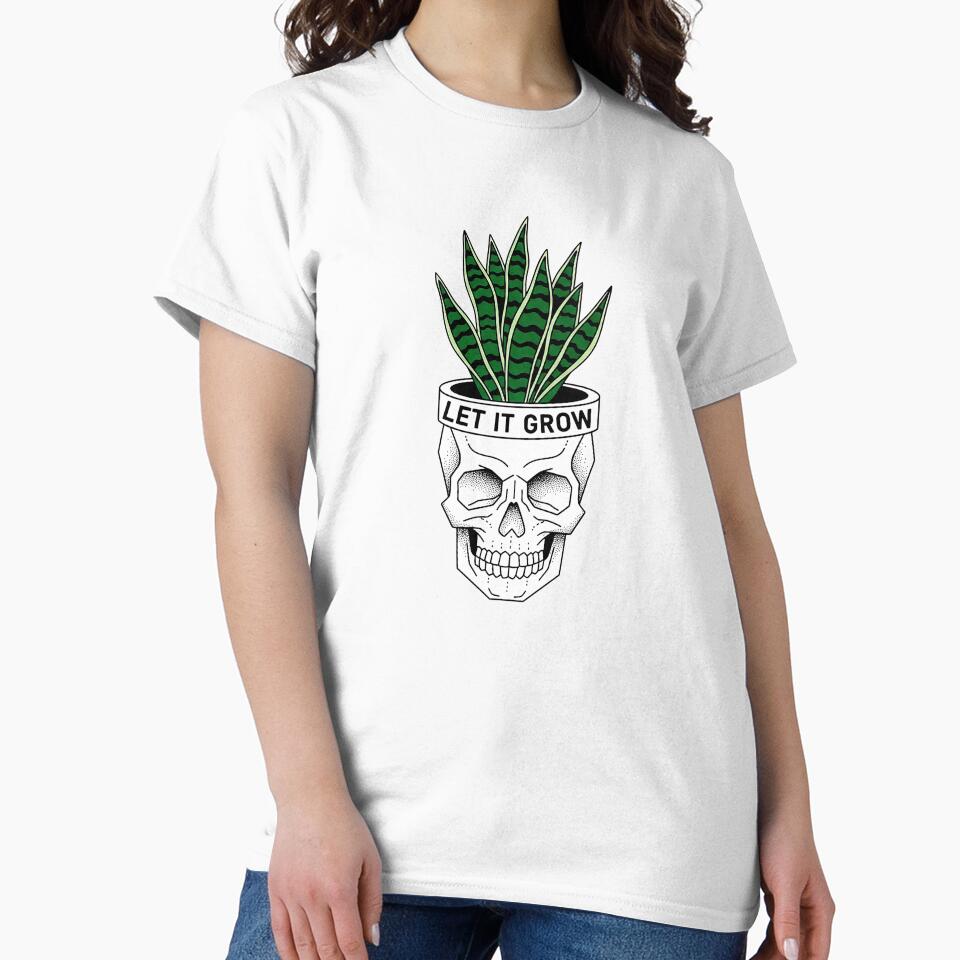 Skull Planter - Let It Grow Gothic Gardening Design by Aymanejed