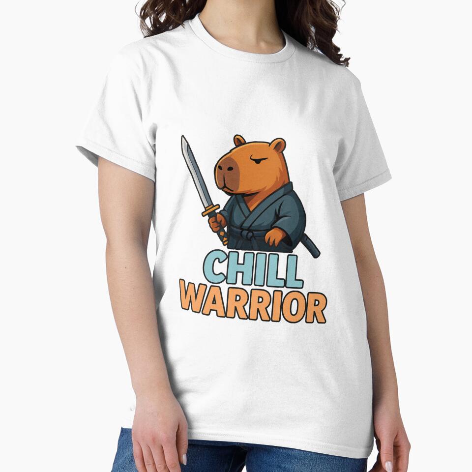 Capybara – Chill Warrior | Funny Samurai Capy Design by MOAVE-Design