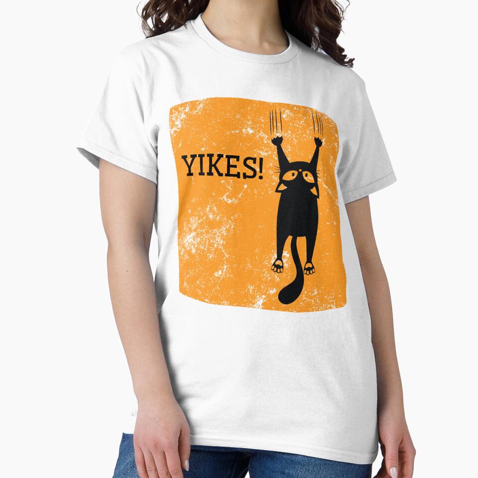 Funny Cartoon Cat Yikes by natalillu