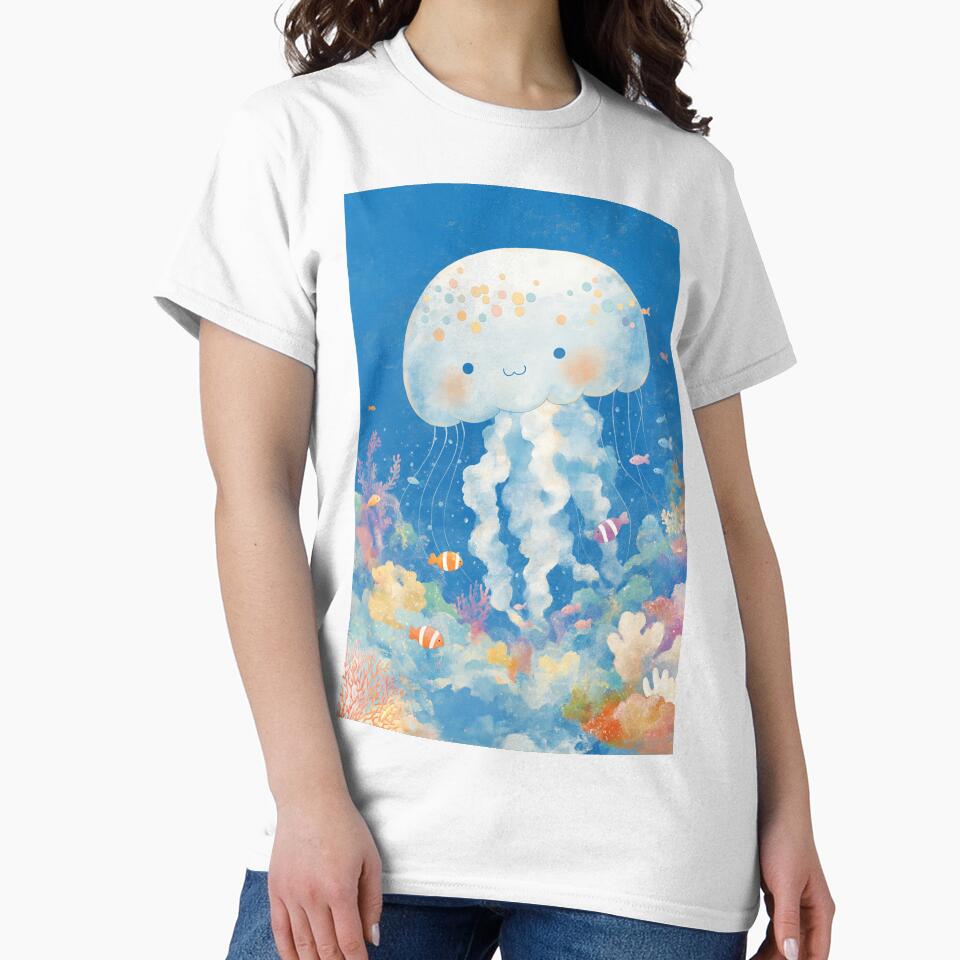 Jellyfish Coral Kingdom Glow by AshiraCreations