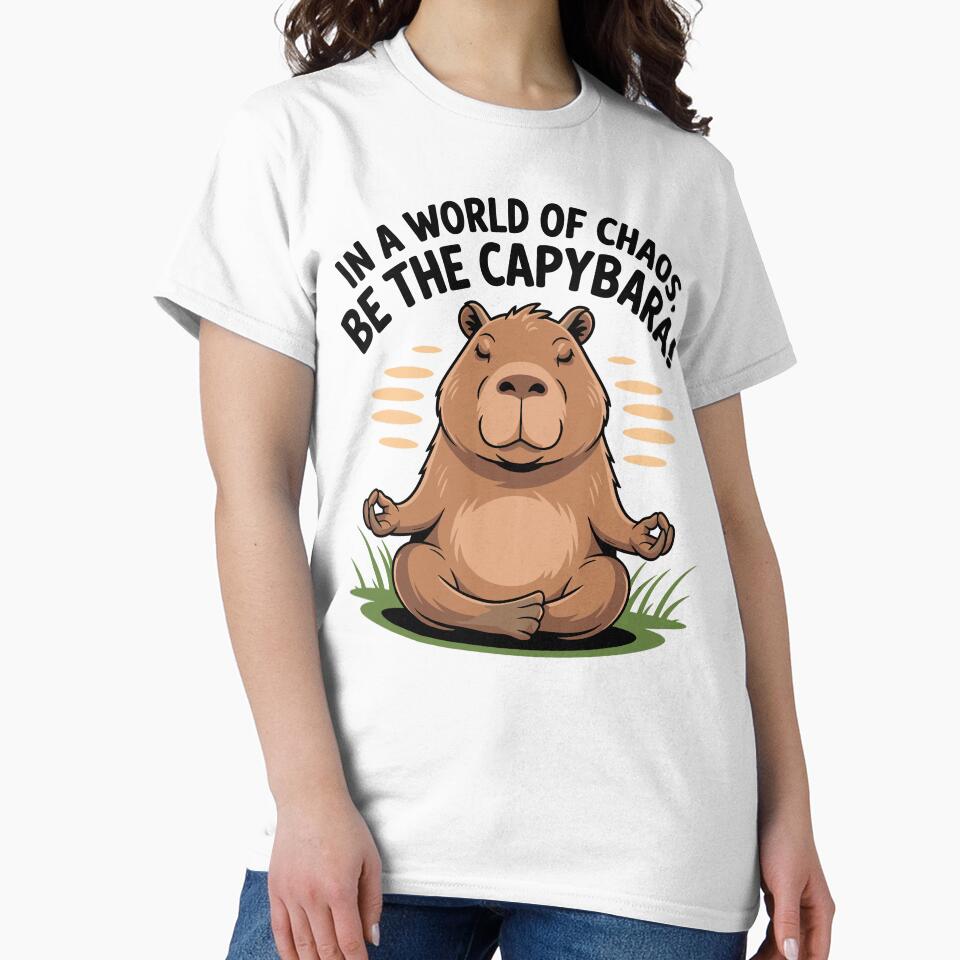 Zen Capybara: Serenity in Chaos by JPees
