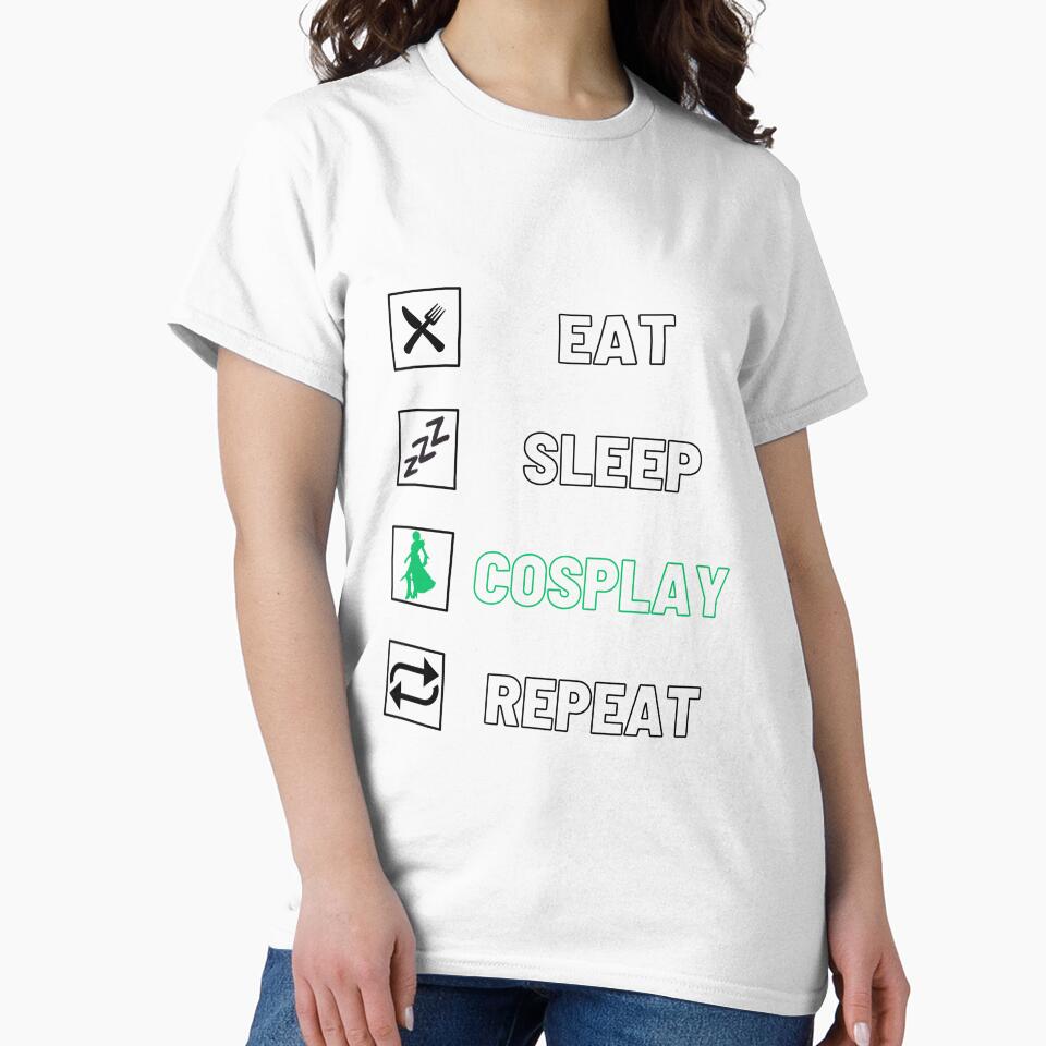 Eat, Sleep, Cosplay, Repeat by yourfavdraw
