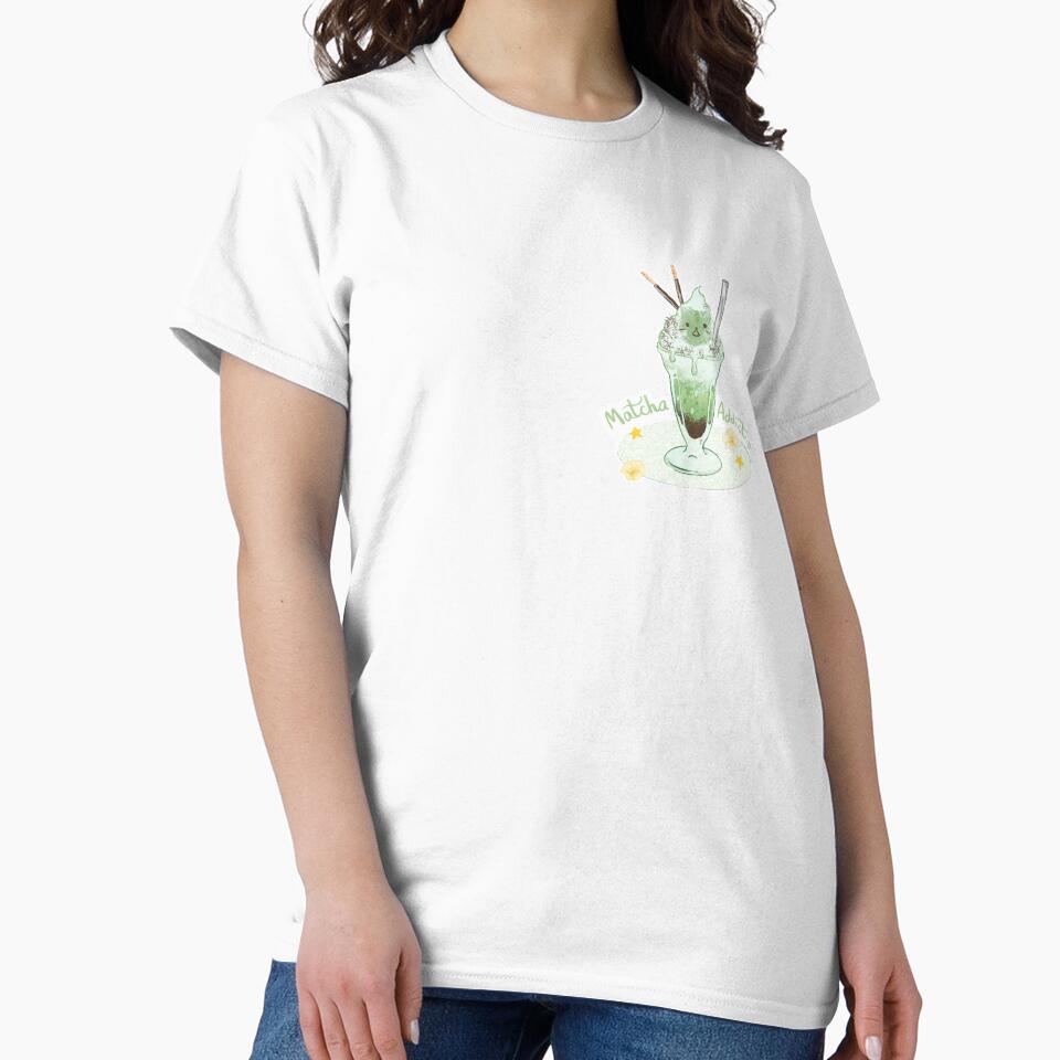Matcha Addict Latte cat by Twildette
