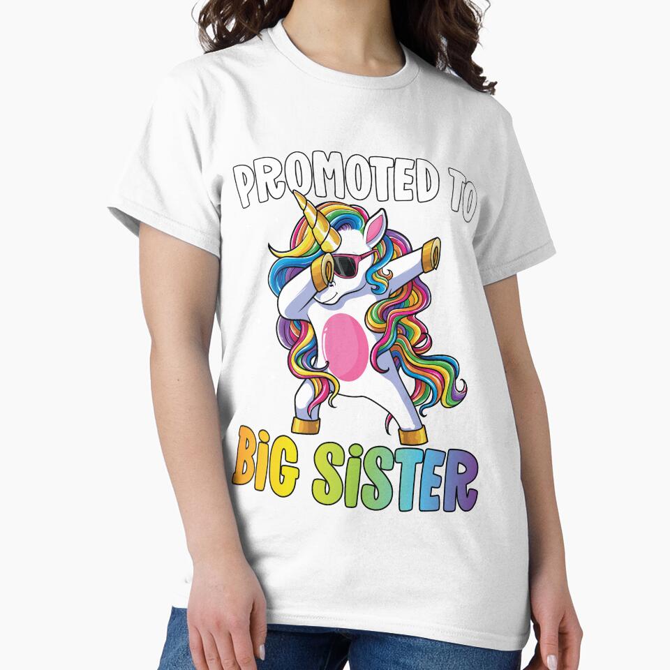 Promoted to Big Sister Dabbing Unicorn Older Sister by mejeoshop
