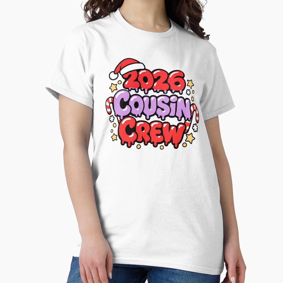 festive cousin crew xmas lights family unity art by ArtDesignTp