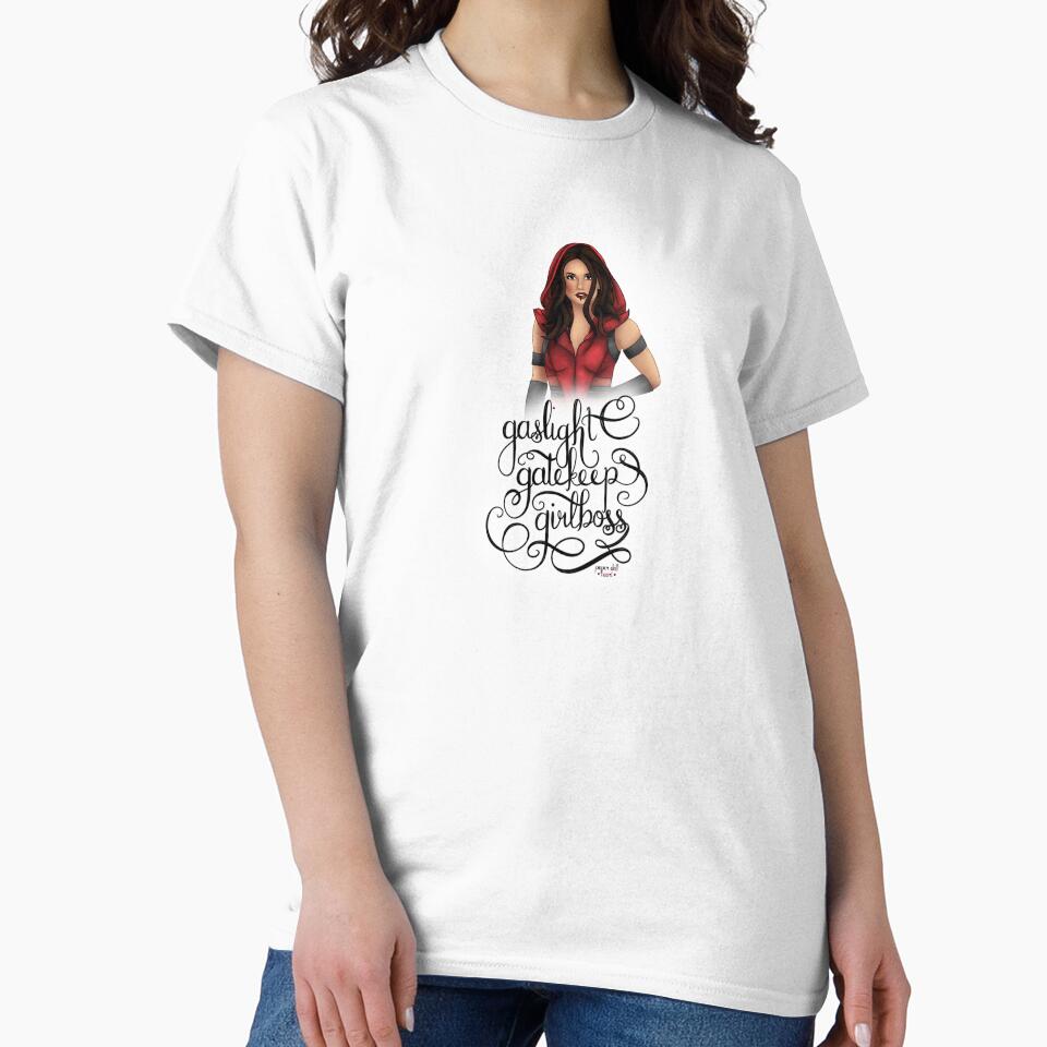 gaslight gatekeep girlboss (elektra ) by paperdollheart