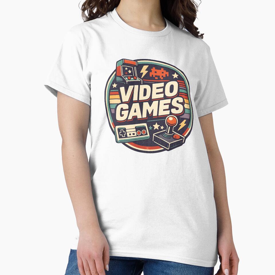 Vintage Video Games – Retro Gaming Logo by Dax Studio