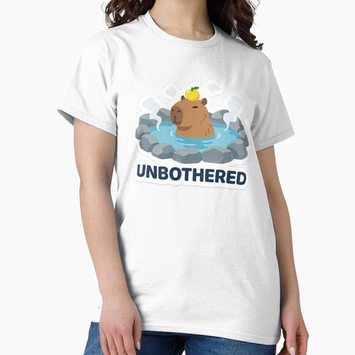 "Unbothered" Chill Capybara in Hot Spring Onsen by RiotKida
