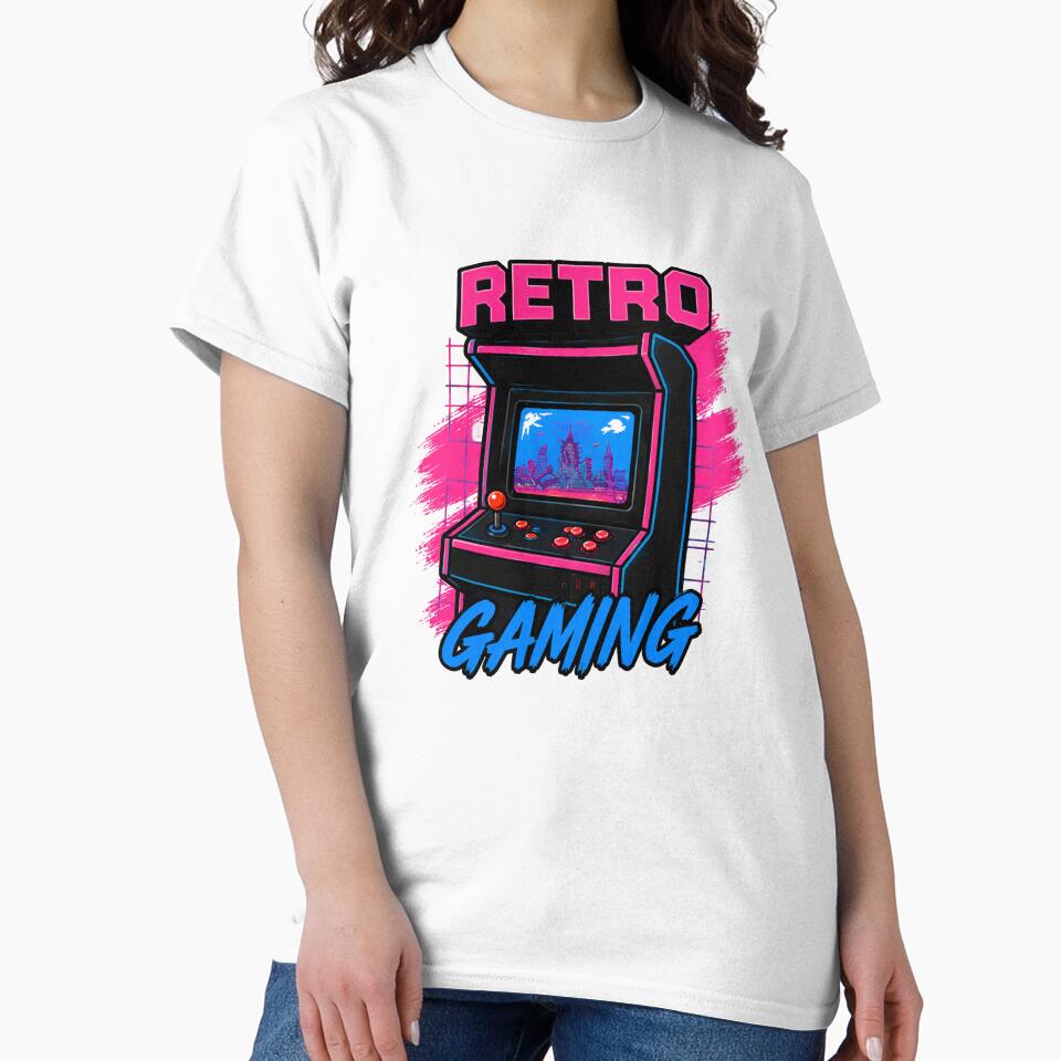 Aesthetic Retro Gaming Arcade Game Consoles T-Shirt, Hoodie, Sweatshirt by SoLOriensStudio