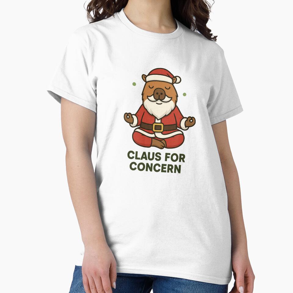 Capybara Santa Zen by RetroPop23
