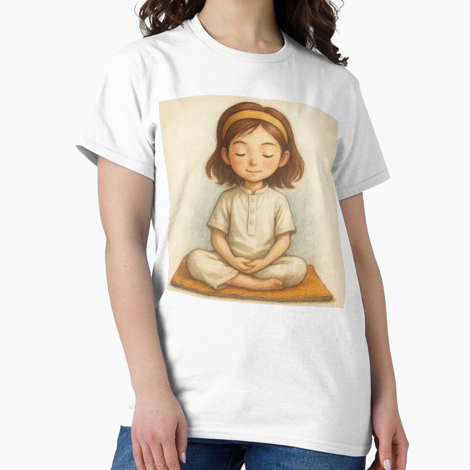 Child Meditation (ฺGirl) by Piyakan
