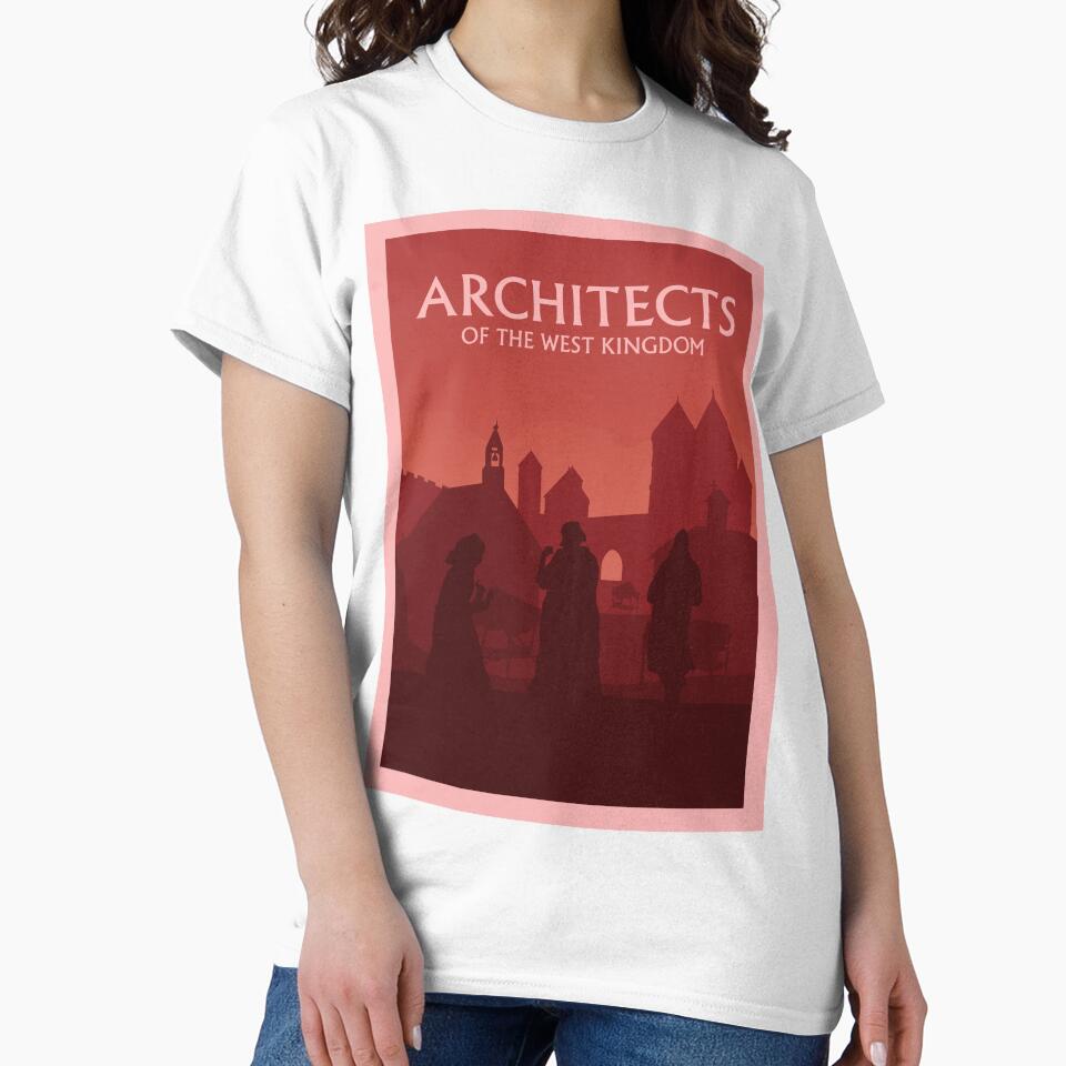 Architects of the West Kingdom - Board Games - Minimalist Travel Poster Style - Board Game Art by MeepleDesign