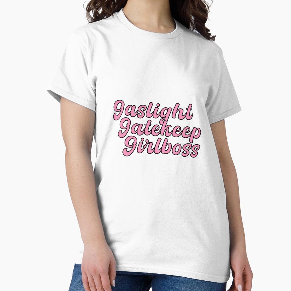 Gaslight Gatekeep Girlboss Pink by Daniela Leite