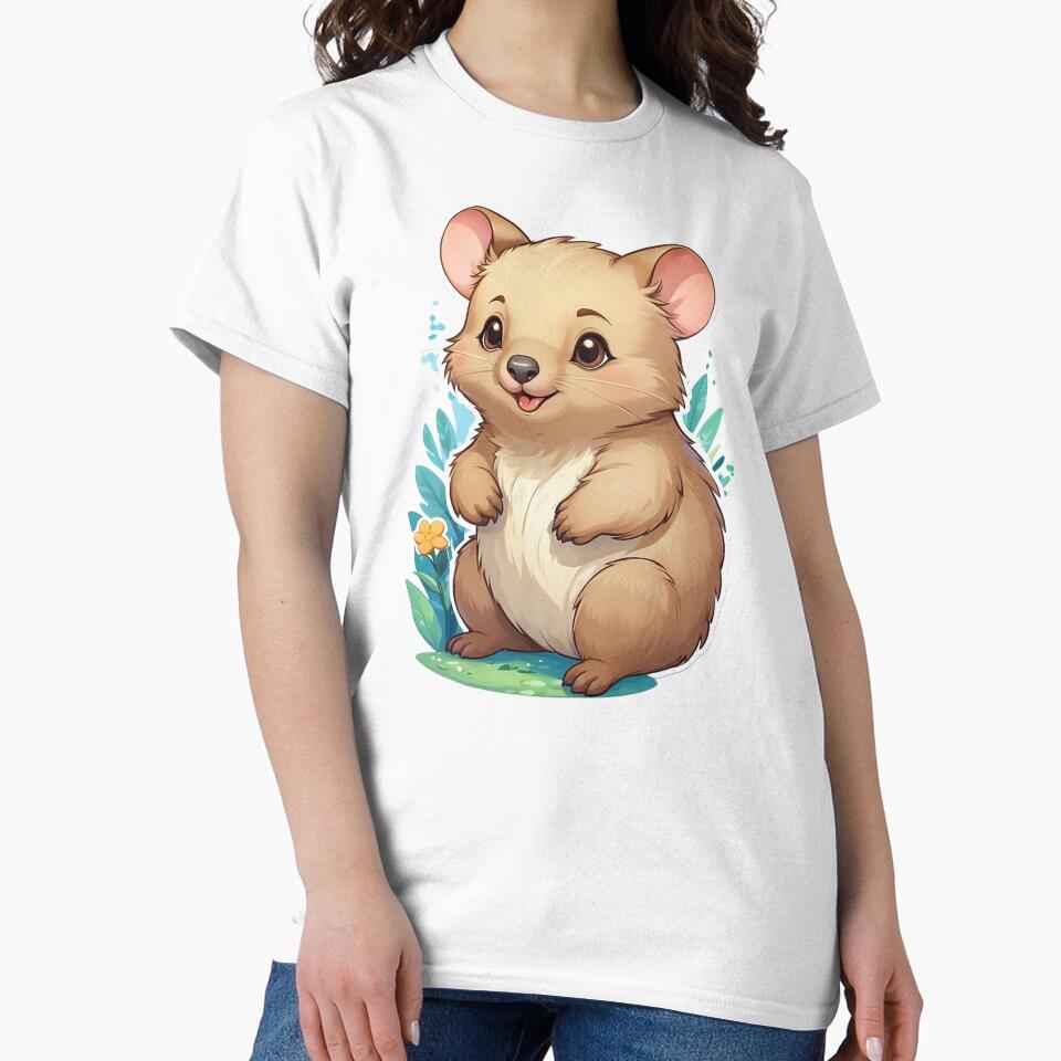 Cute Quokka Smiling by LITHREADS
