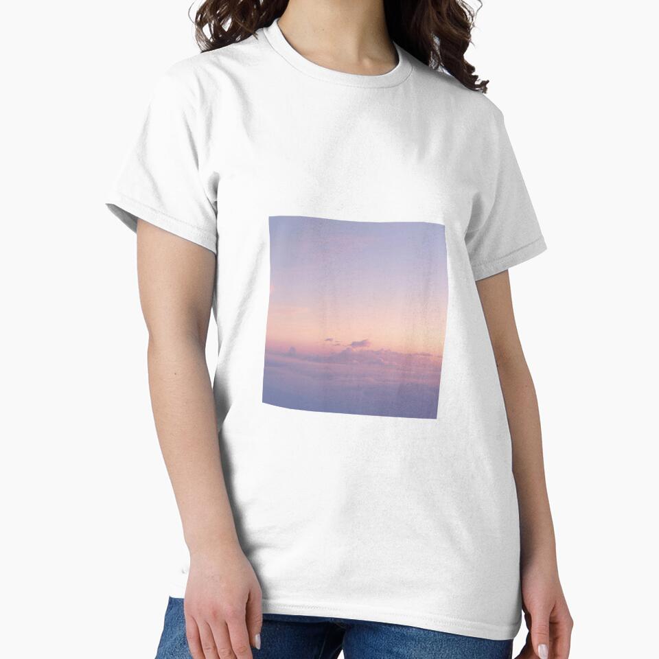 Pastel Sky Serenity – Calm Sunset Cloud Art by CosmicQuietStudio