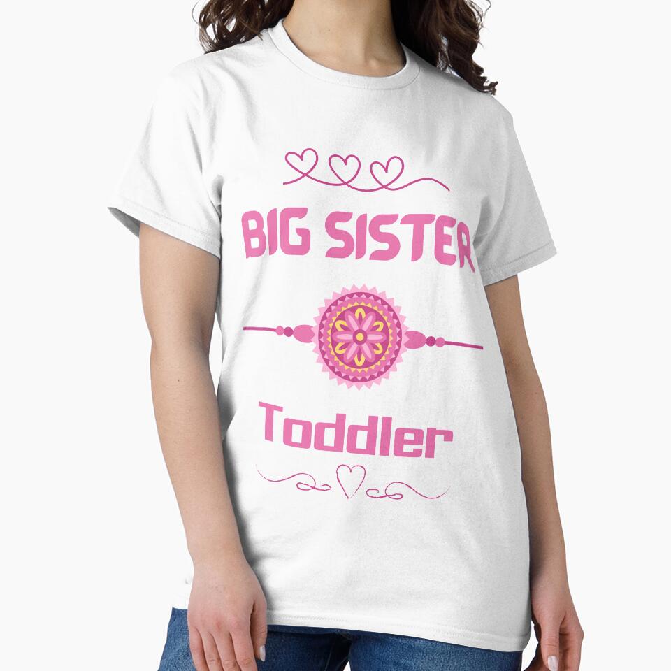 Big Sister Toddler New Baby Announcement Funny Big Sister Finally for Big Sister by Kaladzishop