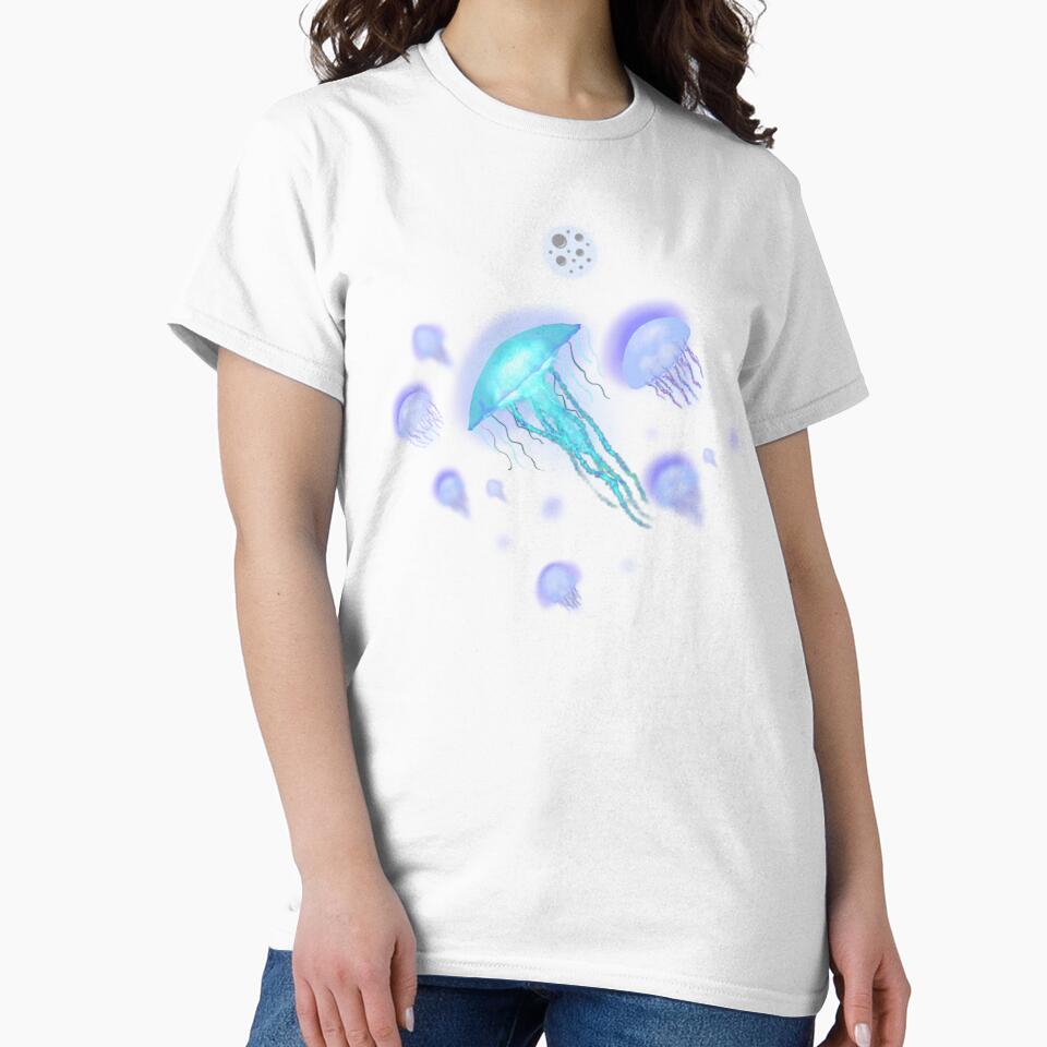 Moonlight Jellies by SlowOcto Art