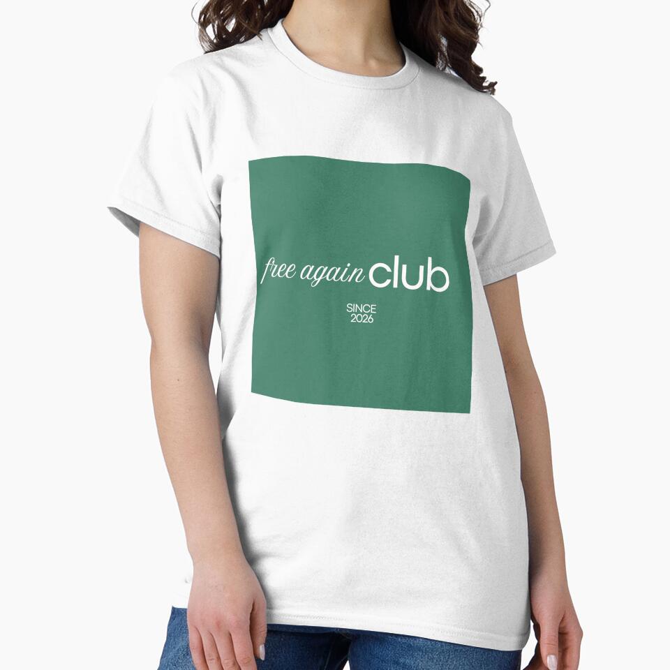 Free Again Club Est 2026 T-Shirt | Empowering Divorce Gift for Women by JustlyYours