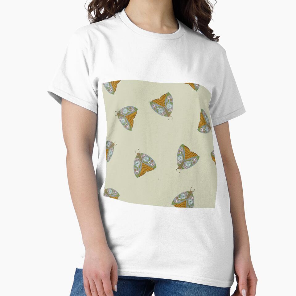 Mint moths by Hejamieson Designs