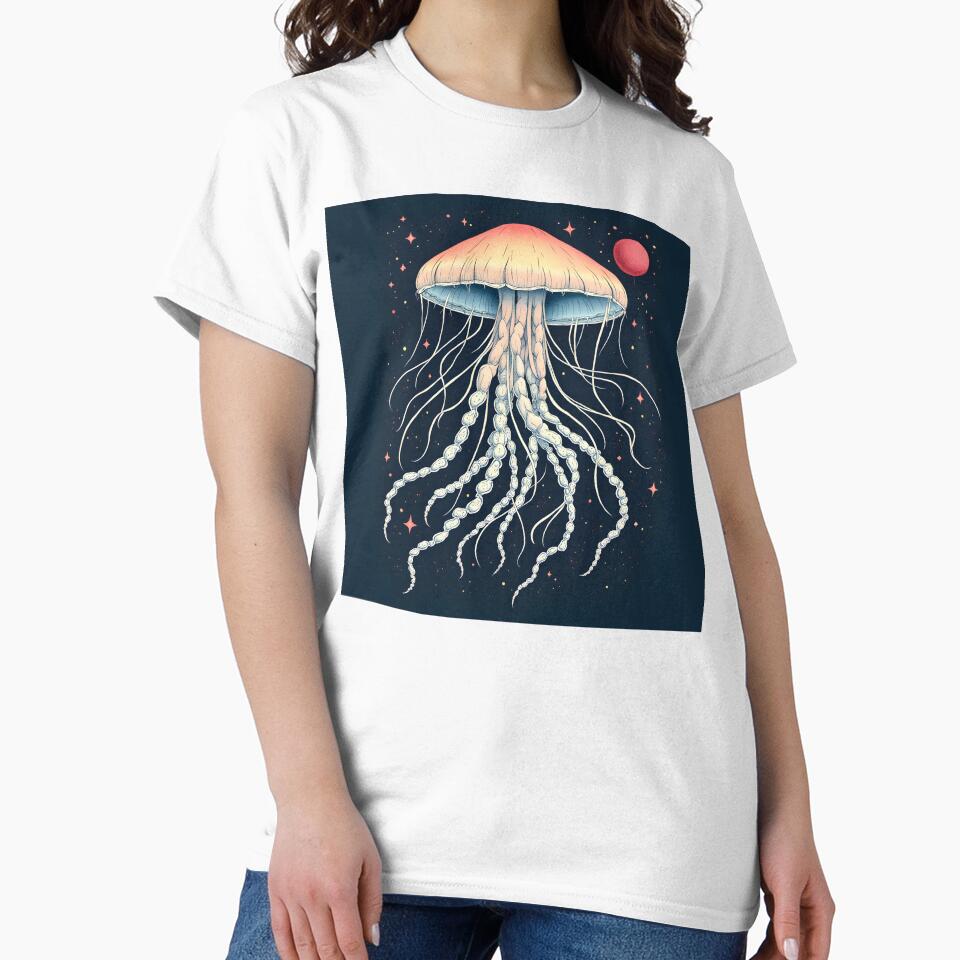 Dreamy Jellyfish: Ethereal Glow by Images Fair