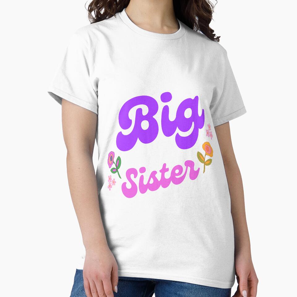 Big Sister New Baby Announcement Funny Big Sister to Little Sister, Big Sister Announcement by Kaladzishop