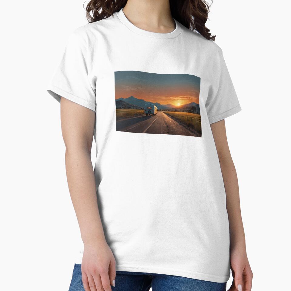 Camper Nomad On The Road Again Camping Design by WicklTees