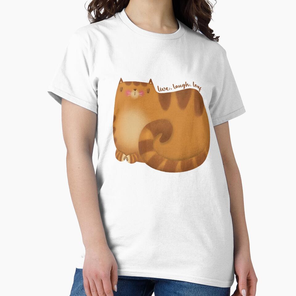 Live, laugh, loaf - Big Orange Cat by poket.piktures