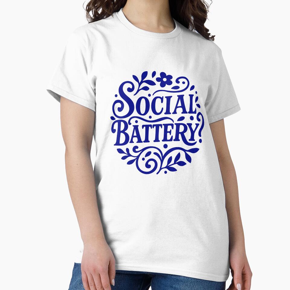 Decorative sarcastic phrase about social energy by Artchyzh