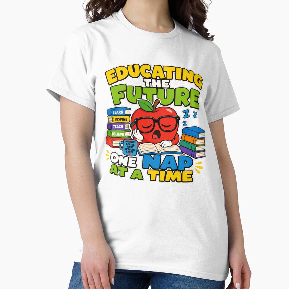 Educating The Future One Step At A Time Teacher by PlushFutura