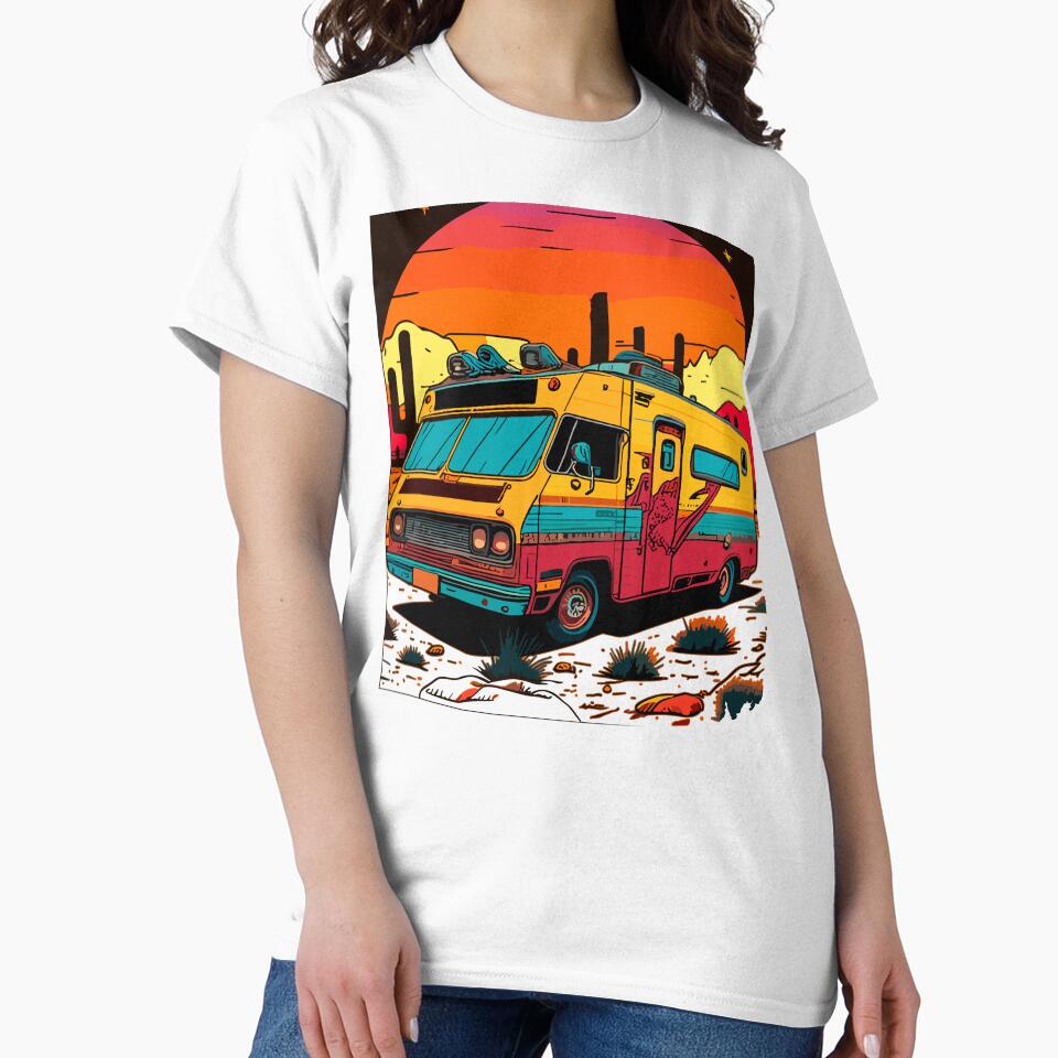 Vaporwave Voyage: Desert Escape by waterhutch