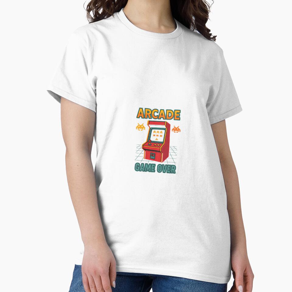 Retro Arcade Game Over – Vintage Pixel Art Design by MoonlitSnare