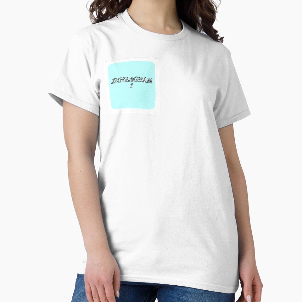 enneagram 1 (plain text on light blue background) by snail-galaxy