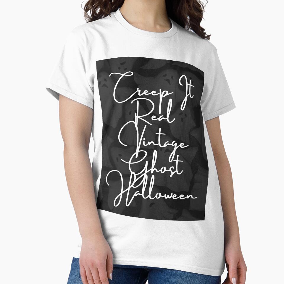 Creep it real vintage ghost halloween by HelloTARA